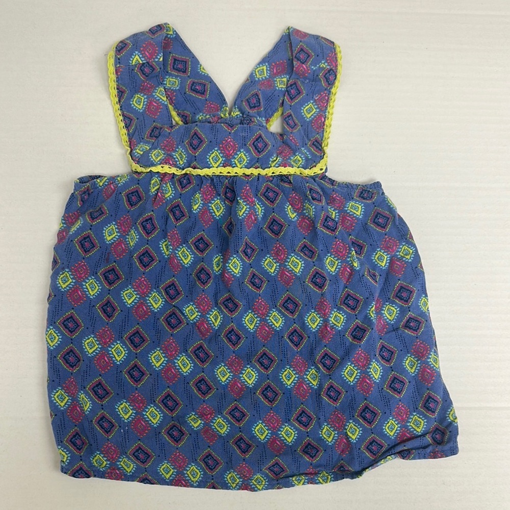 Cat & Jack Colorful sleeveless patterned toddler girl tank. Size 4T.